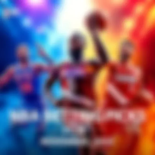 Basketball players in action with odds displayed for Knicks, Warriors, and Blazers