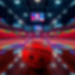 NBA Betting Picks A basketball court with betting odds and a basketball in the foreground, highlighting NBA matchups for betting strategies on May 26, 2026.