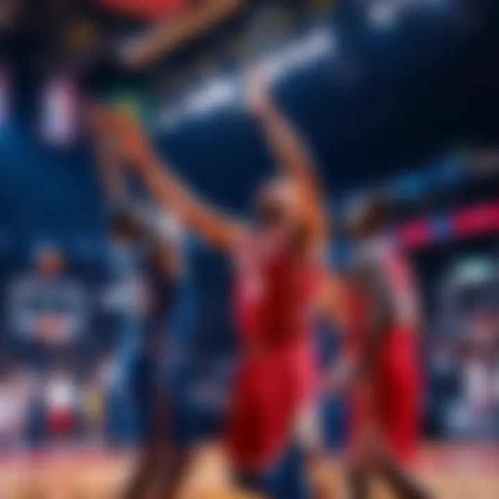 Players celebrating a big moment during an NBA game on March 11, 2026