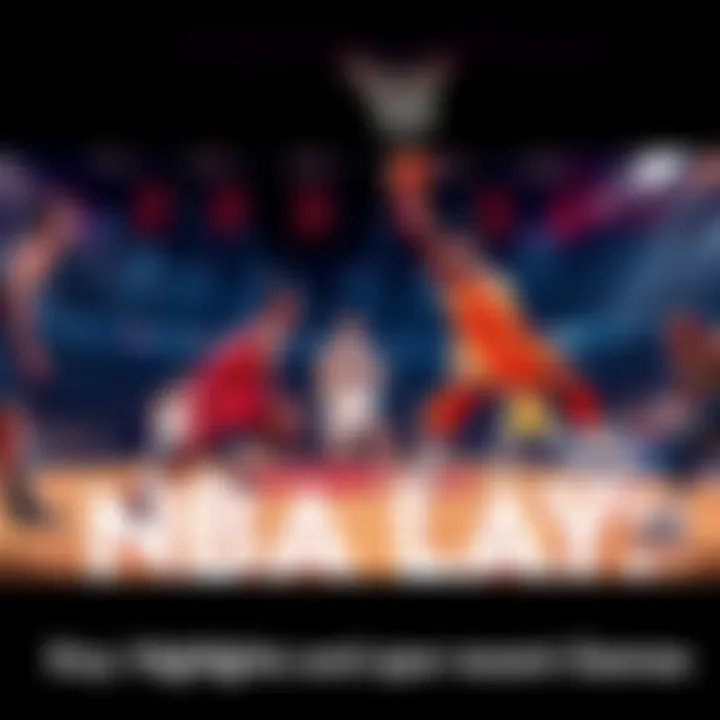 Basketball players making impressive moves during a recent NBA game