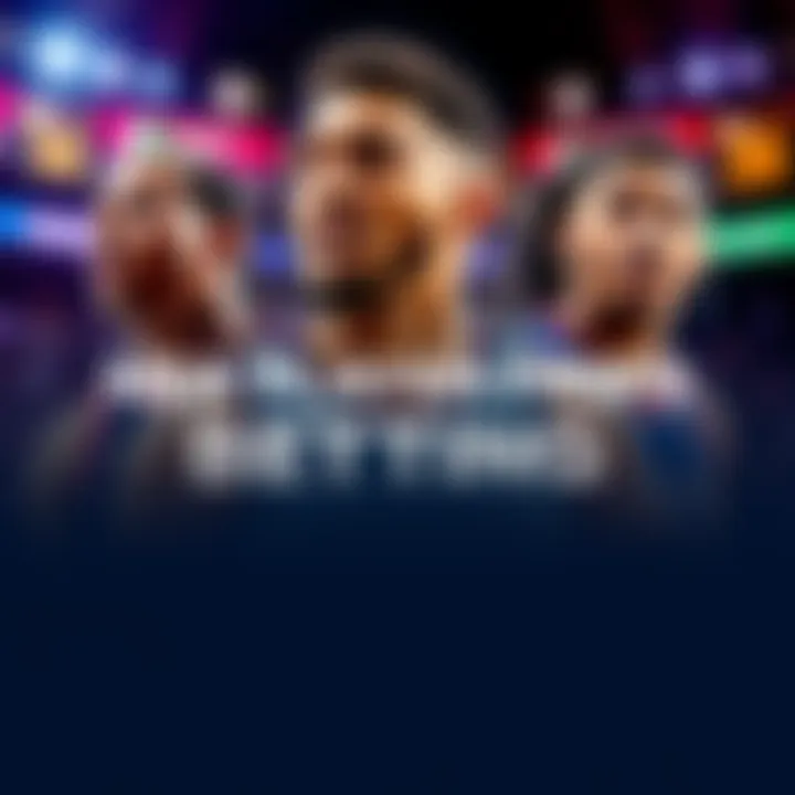 A collage of NBA players in action, highlighting Dyson Daniels, Aaron Gordon, and Ty Jerome with betting odds displayed, symbolizing player prop bets for the evening games.