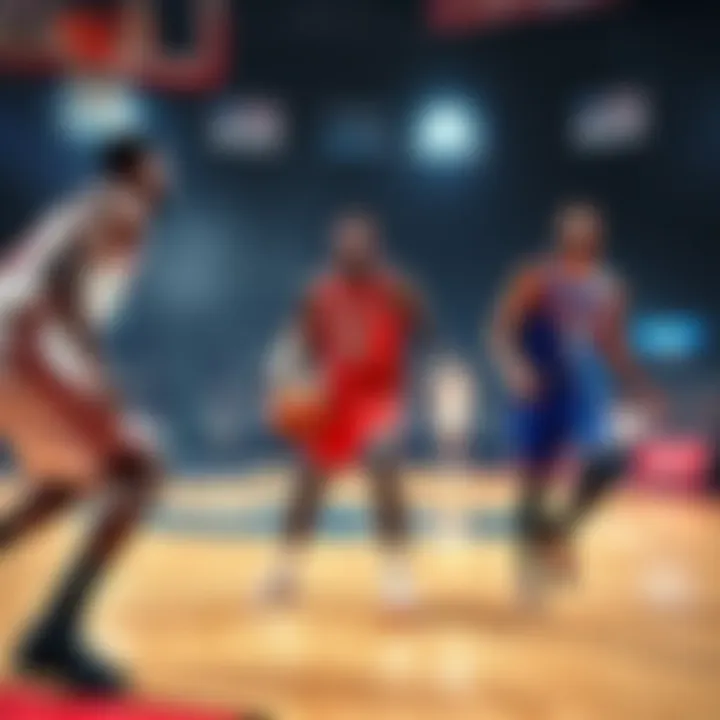 NBA Players on Court Davion Mitchell, VJ Edgecombe, and Pelle Larsson in action during an NBA game