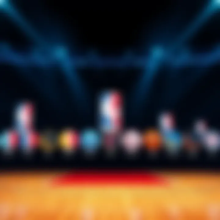 NBA Predictions Summary Graphic showing NBA logos with prediction stats for the first 12 days of the season