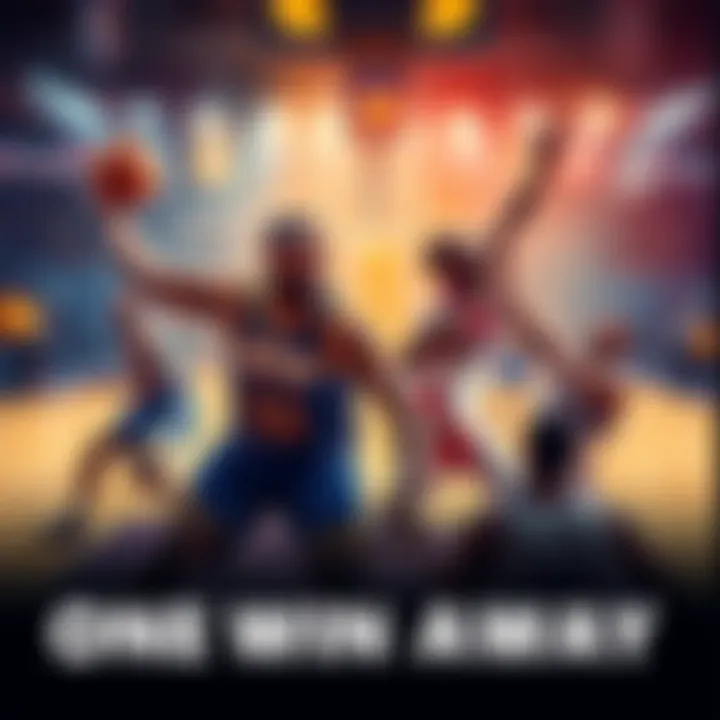 Players from the Warriors, Lakers, and Wizards competing on the basketball court during a game.