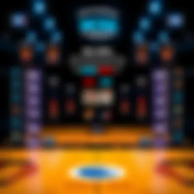 A chart displaying key statistics and trends from 20 years of NCAA Tournament data, highlighting betting advantages for teams, including 12-seeds vs 5-seeds, and first-half unders.