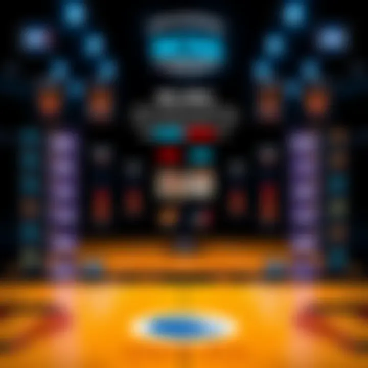 A chart displaying key statistics and trends from 20 years of NCAA Tournament data, highlighting betting advantages for teams, including 12-seeds vs 5-seeds, and first-half unders.