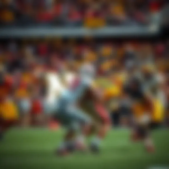 Nebraska vs Vanderbilt Game Highlights Players from Nebraska and Vanderbilt in action during a football game