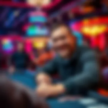 Daniel Negreanu smiling at the poker table during Hustler Casino Live show