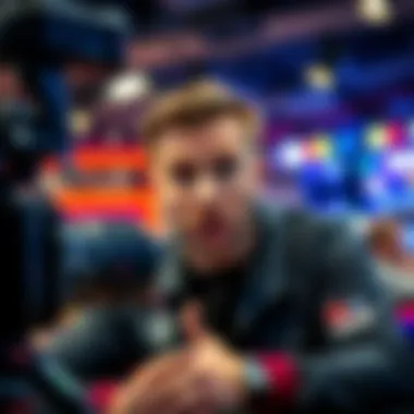 Daniel Negreanu in front of a camera, talking about a shocking tournament scam with a surprised expression