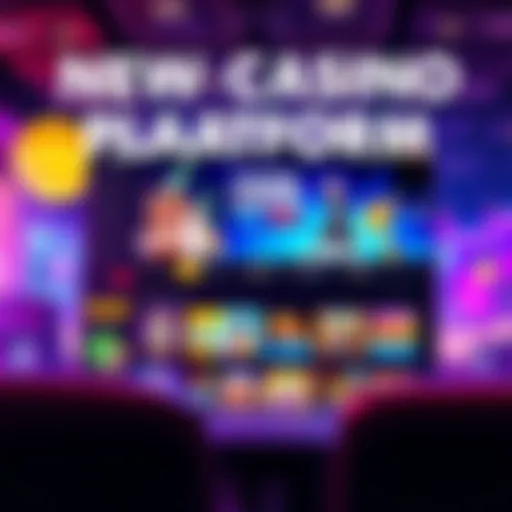 A sleek casino website interface showcasing popular games and promotional offers with vibrant graphics.