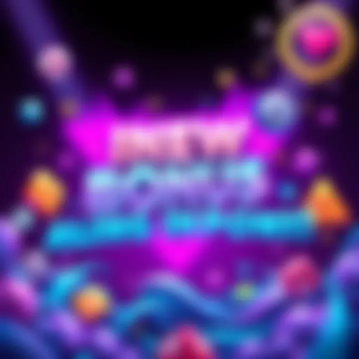 A vibrant graphic showing an announcement for a new bonus drop, featuring bold text and colorful designs related to gaming and opportunities.