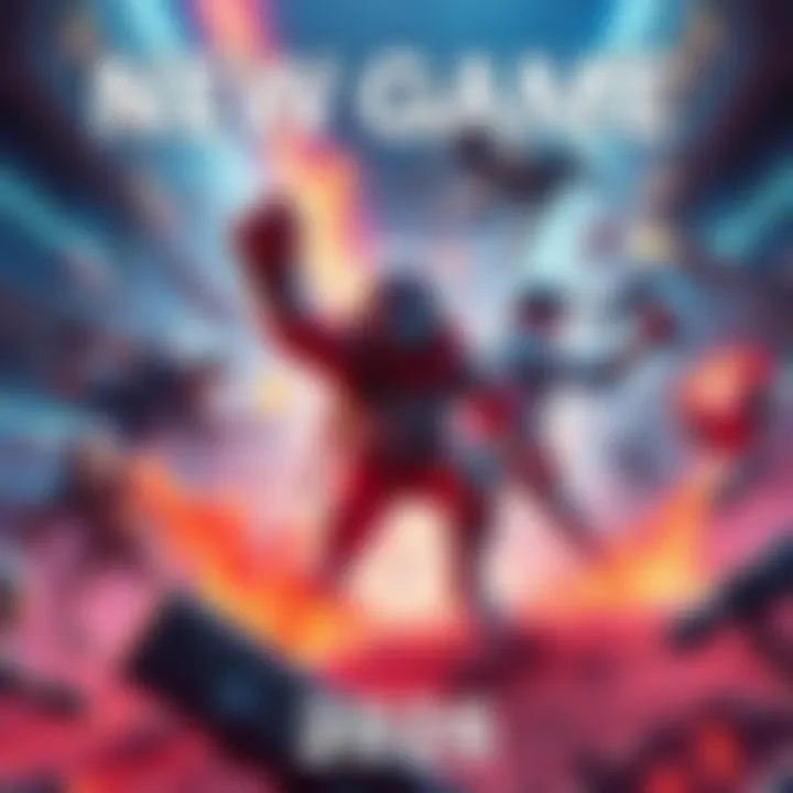 A vibrant game cover featuring an action-packed scene with characters and exciting elements that showcase the game's energy and excitement.