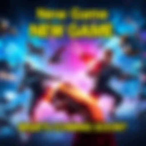Exciting new game features and gameplay displayed on a vibrant game cover