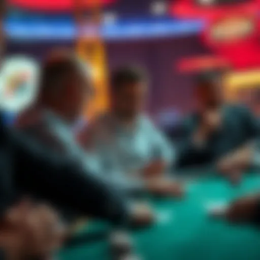 New poker player looking confused at the table A new poker player appears confused after claiming a pot at the table, surrounded by other players debating the rules