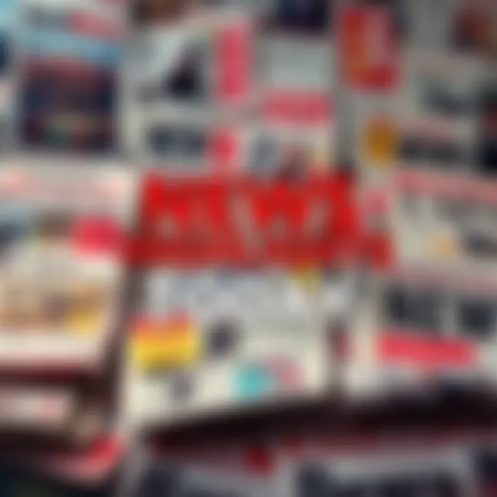 A collage of newspaper headlines and digital news icons representing major events of the day.