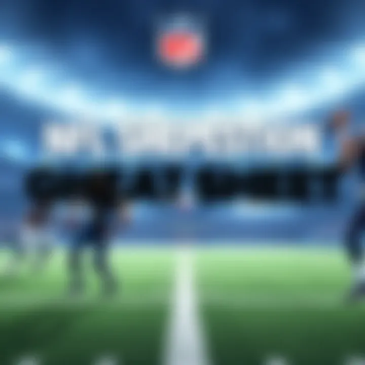 NFL game overview with stats and predictions for December 22, featuring football graphics and team logos