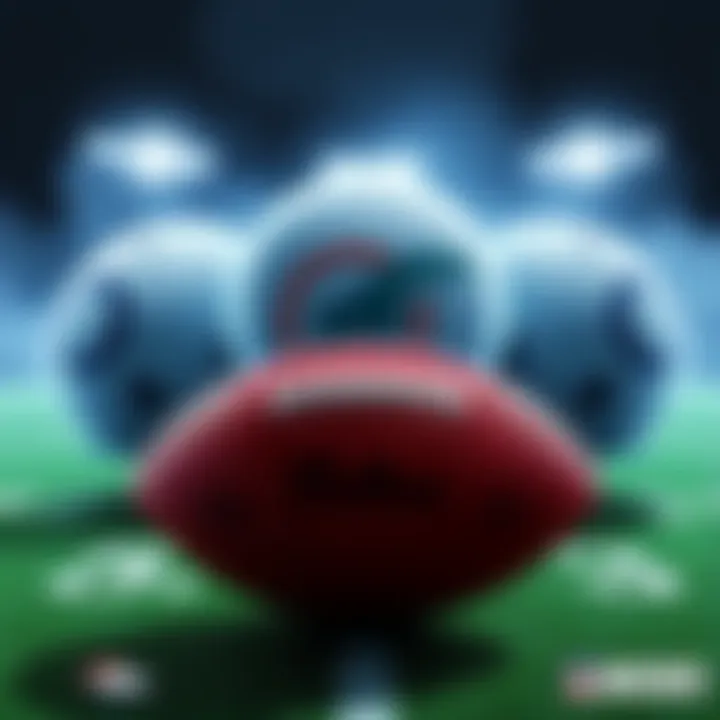 NFL teams with strong offenses A graphic showing the Broncos, Dolphins, and Colts logos with footballs, highlighting their strong offensive plays against weak defenses.