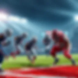 NFL teams competing in various games on the field