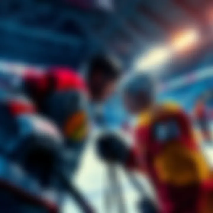 NHL Game Highlights Chicago and Minnesota players face off during an NHL game