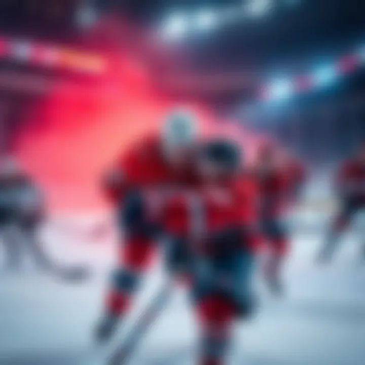 Graphic showing NHL players in action with props and scoring highlights for November 7, 2025