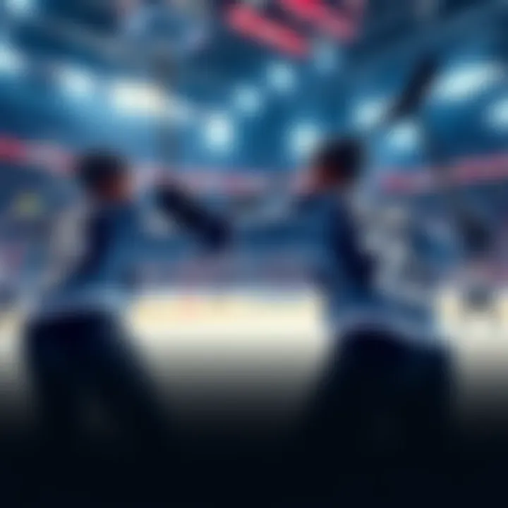 NHL Game Highlights Players celebrating a goal during an NHL game on April 20, 2026.