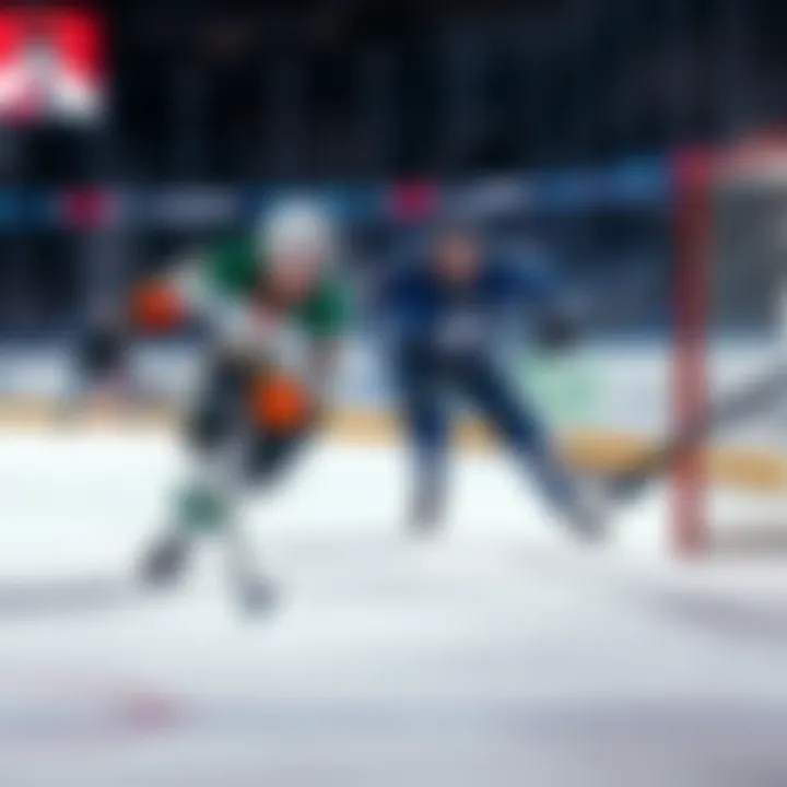 NHL Longshot Goal Scorers Celebration of NHL players scoring unexpected goals, featuring Jayden Struble and Mitchell Marner in action on the ice