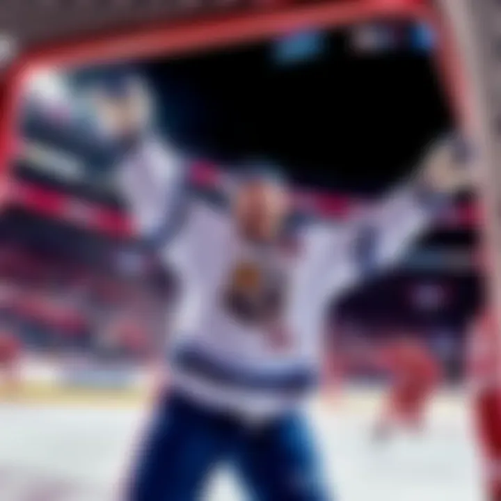 Jason Zucker celebrates after scoring a goal in an NHL game, highlighting the potential winnings from Ice Breaker Bonus Bets.