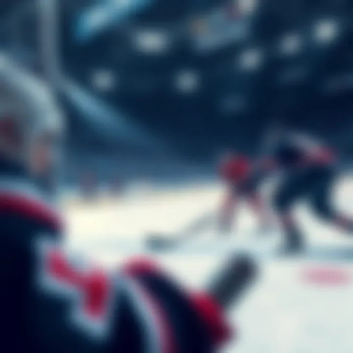 NHL players shooting pucks towards the goal during a game, capturing the action of shots on goal streaks.