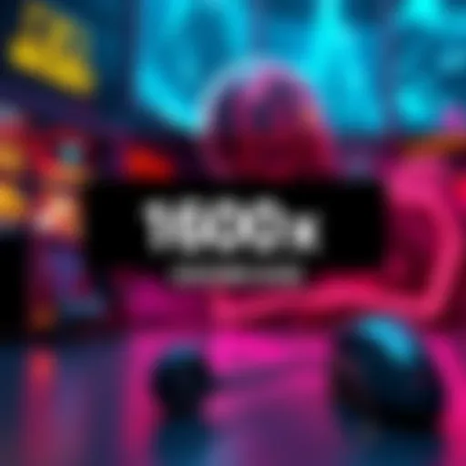 Graphic representation highlighting the features of the Nice 1600x graphics solution with gaming visuals