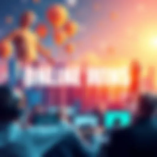 A collage of successful online businesses, showcasing diverse achievements and trends in the industry.