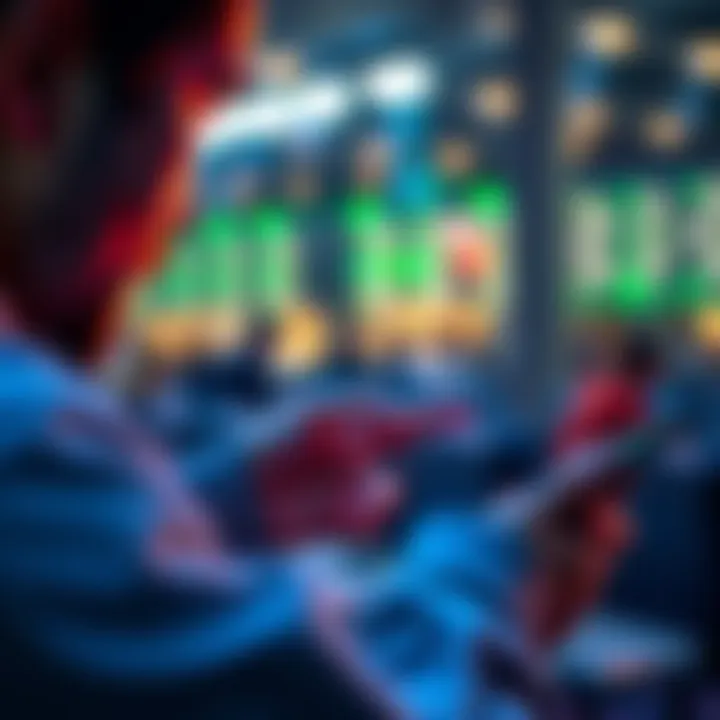 A bettor reviewing options for reliable credit bookies on their smartphone