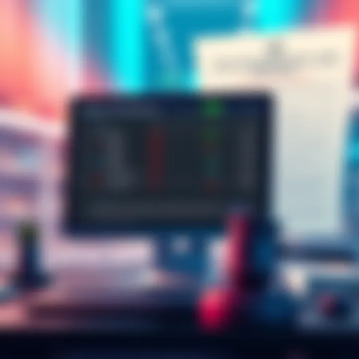 An illustration showing a computer screen with betting options and a legal document in the background, symbolizing new online betting laws.