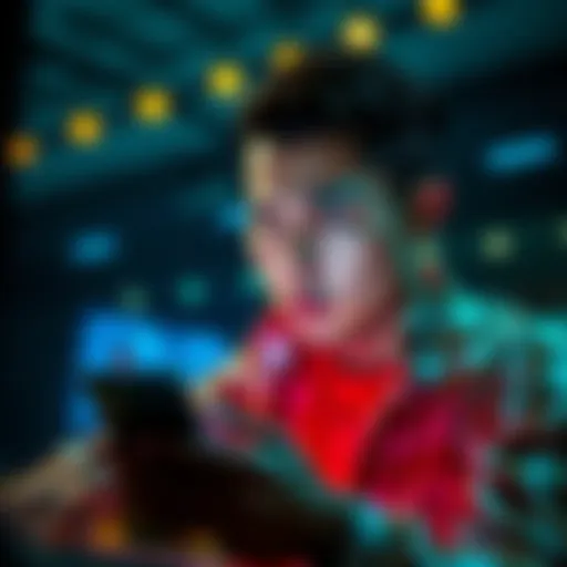 A person looking worried while checking their phone, showing concern about online betting scams related to 22bet.