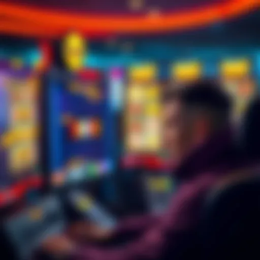 A player looking frustrated at a computer screen displaying dead spins in an online casino game.