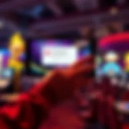 A person excitedly checking their online casino account, showing a notification of instant payout