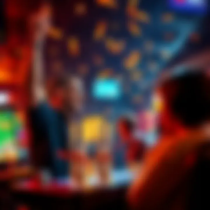 A player celebrates a big win after turning a small bet into a large payout in online gaming.