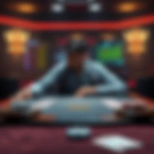 A player contemplates their next move in an online poker game with pocket eights during a tense moment at the table.