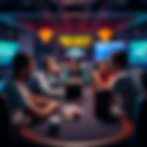 Online poker table with players Players at an online poker table express concern over RNG fairness