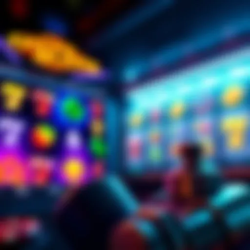 A colorful online slots game interface showing various symbols and a spinning reel, illustrating the excitement of choosing slot games.