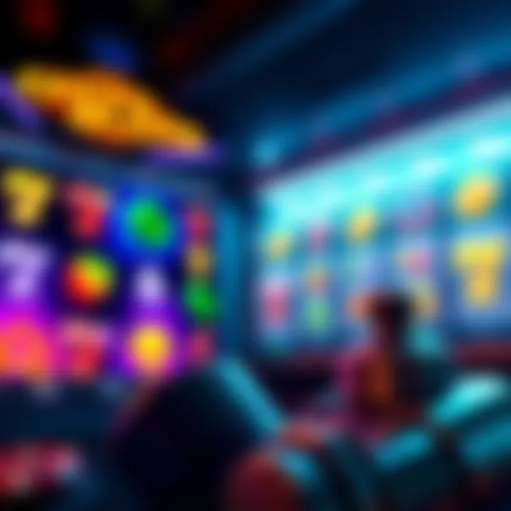 A colorful online slots game interface showing various symbols and a spinning reel, illustrating the excitement of choosing slot games.