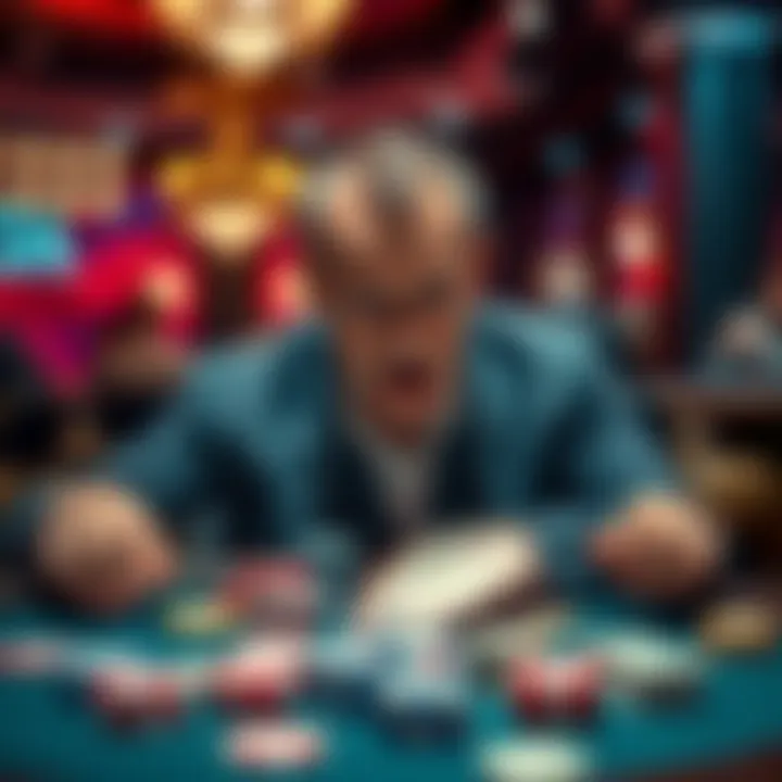 Ossi Ketola looking shocked at a poker table surrounded by chips and cards, revealing his recent loss to Wiktor Malinowski.