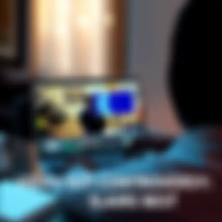 A person watching a video on a laptop with detailed footage on screen regarding Ouattara SOT claims