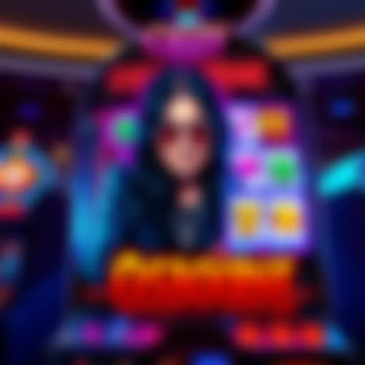 A colorful slot machine featuring Ozzy Osbourne with music-themed symbols