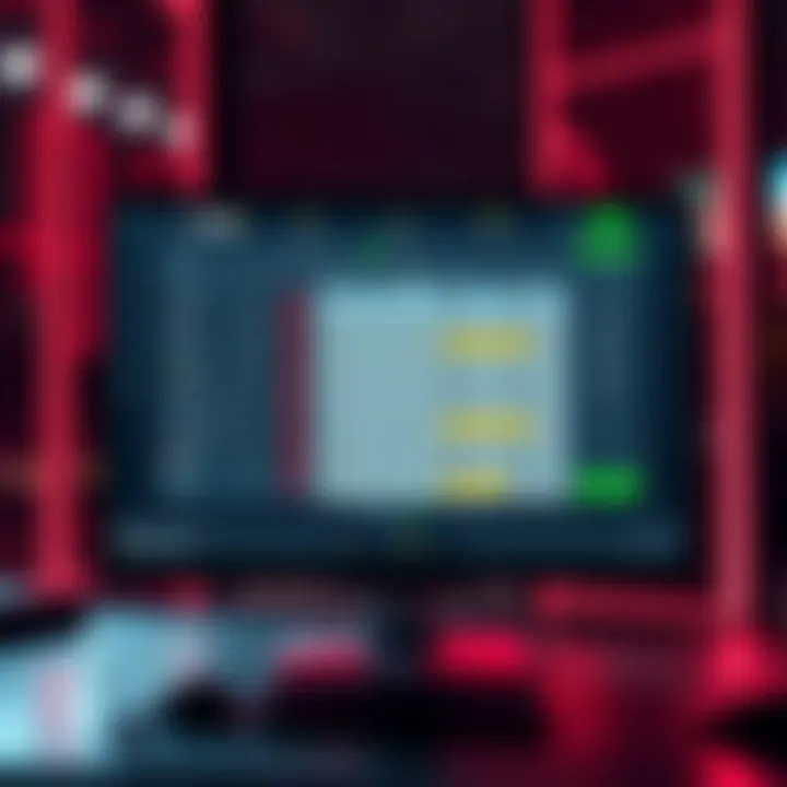 A computer screen displaying a betting simulation interface with betting slips and odds.