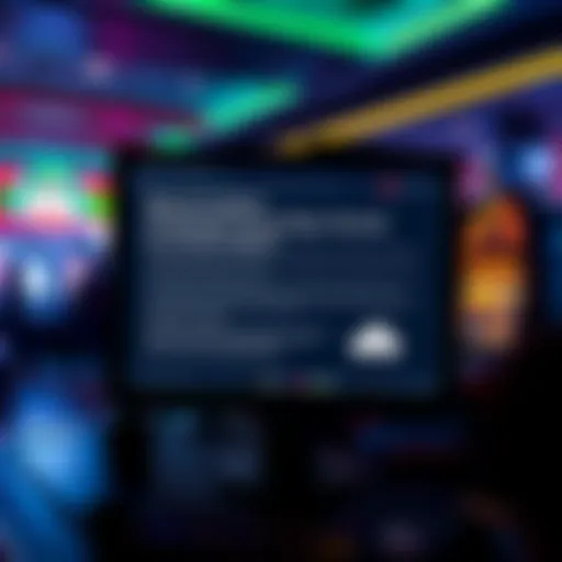 A visual representation of payment processing problems at social casinos, showing a computer screen with error messages and transaction discrepancies.