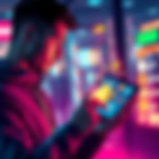 A person looking at various payment options like digital wallets and cryptocurrencies on a tablet.