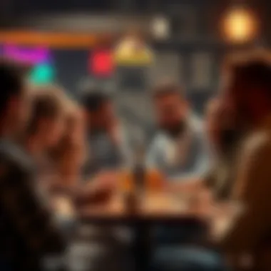 A group of individuals engaged in conversation about the meaning of being 'cooked' in different contexts