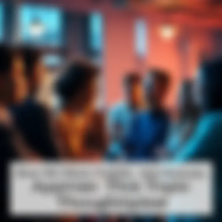 A diverse group of people engaged in a thoughtful conversation about various viewpoints on a topic, sharing ideas and listening to each other.