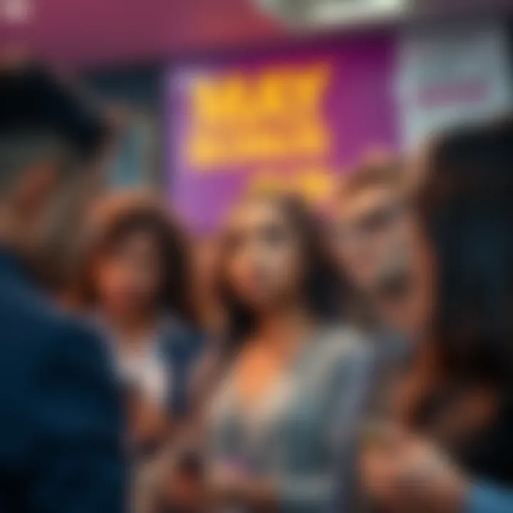 A group of people sharing opinions about the rumored May bonus, looking confused and skeptical