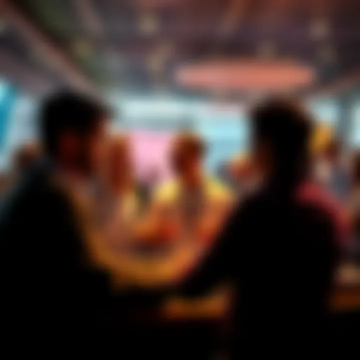 Group of people sharing ideas about monthly updates